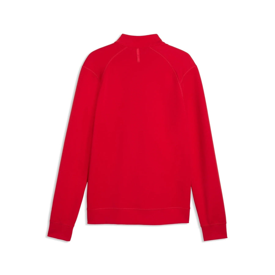 Puma Maple Leaf CLOUDSPUN Fleece 1/4 Zip - Red