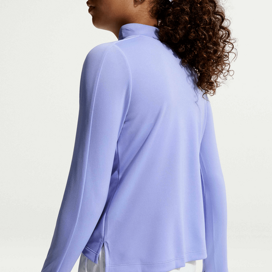 Haut Nike Dri-FIT à manches longues 1/4 zippé pour filles