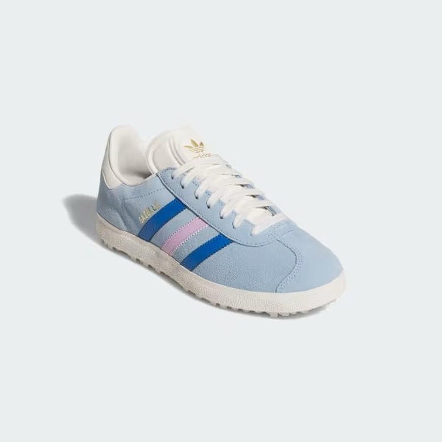 Adidas Ladies Gazelle Spikeless Golf Shoes - Blue/Navy