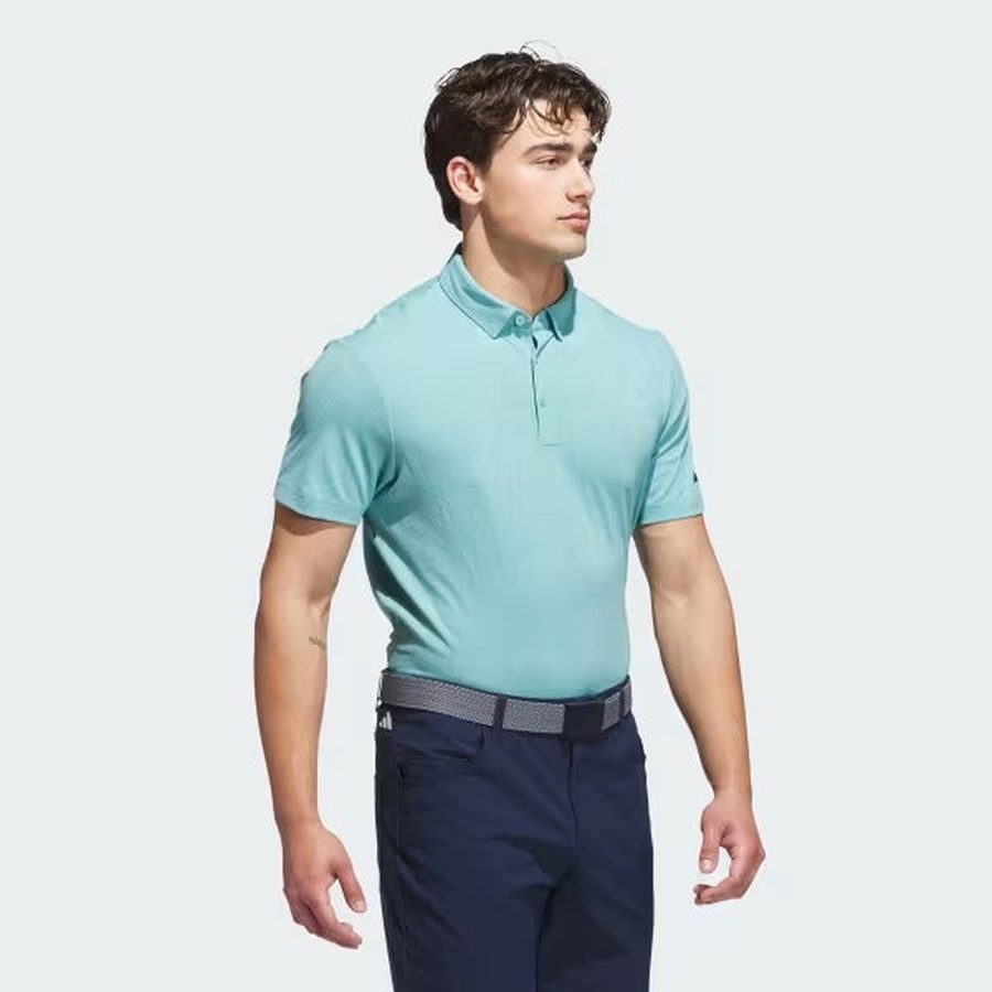 Adidas Go-To Textured Polo Shirt - Mint