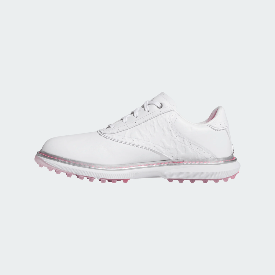 Adidas Ladies MC70 Spikeless Golf Shoes - White/Pink