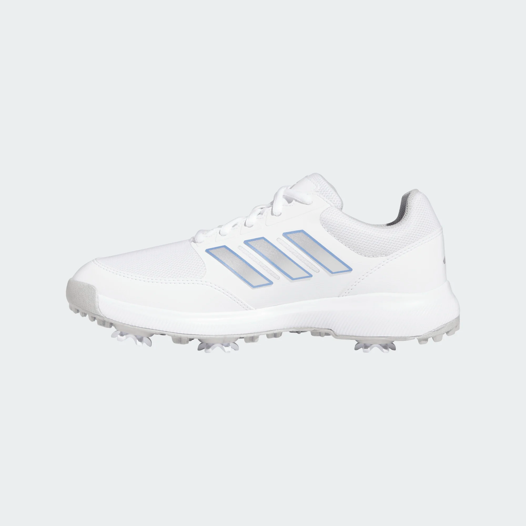 Adidas Ladies Tech Response 3.0 Golf Shoes - White/Blue