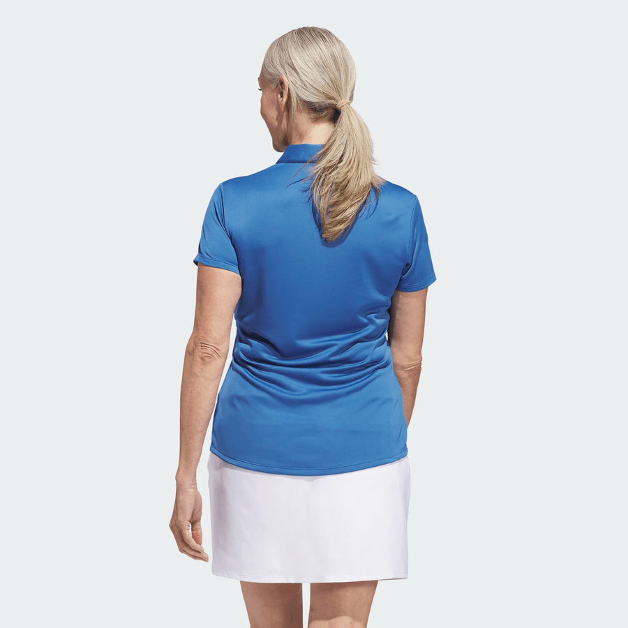 Polo de golf Adidas à manches courtes uni pour femme