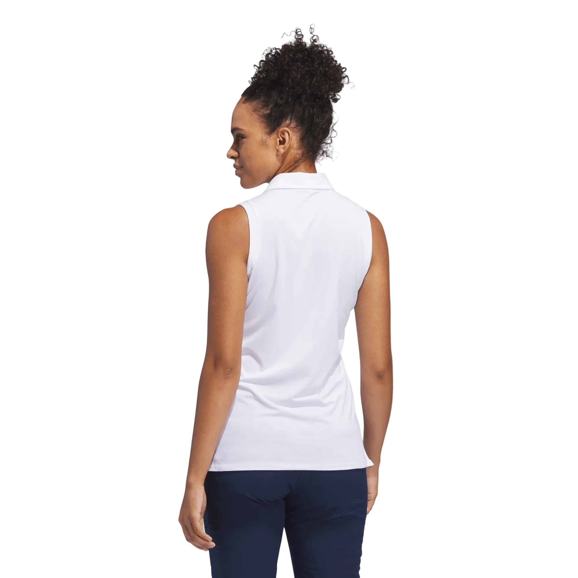 Adidas Ladies Ultimate365 Solid Sleeveless Polo