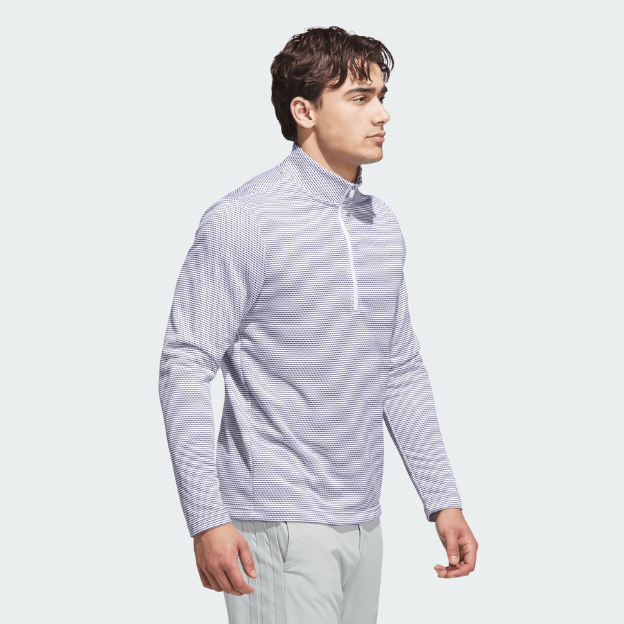 Adidas Performance Printed Quarter-Zip Jacket - White