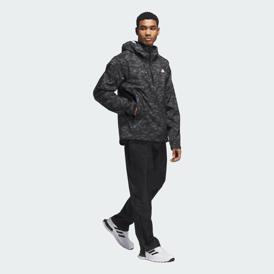 Adidas Climaproof+ Anorak Golf Jacket - Black