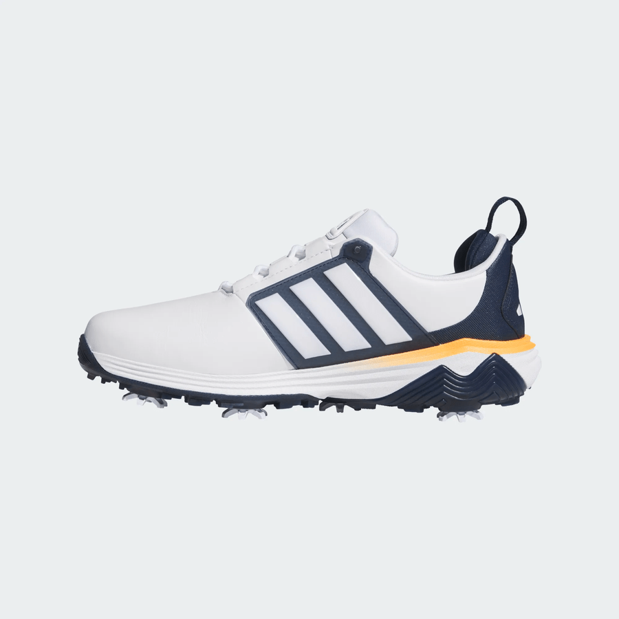 Adidas Adipower 26 Golf Shoes - White/Navy/Orange