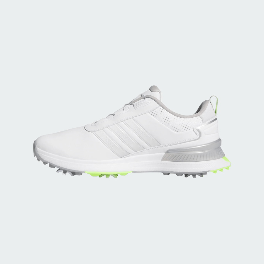 Adidas R2G BOA Golf Shoes - White/Lime