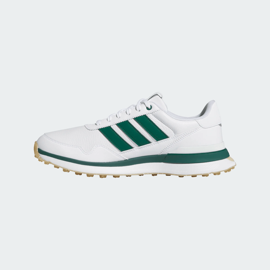 Adidas S2G 26 Leather Spikeless Golf Shoes - White/Green