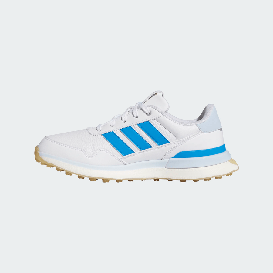 Adidas Ladies S2G 26 Leather Spikeless Golf Shoes - White/Blue