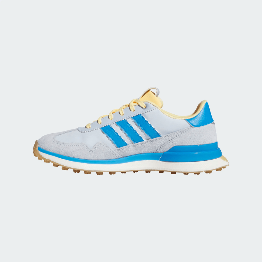 Adidas Ladies S2G 26 Textile Spikeless Golf Shoes - Blue/Grey/Yellow