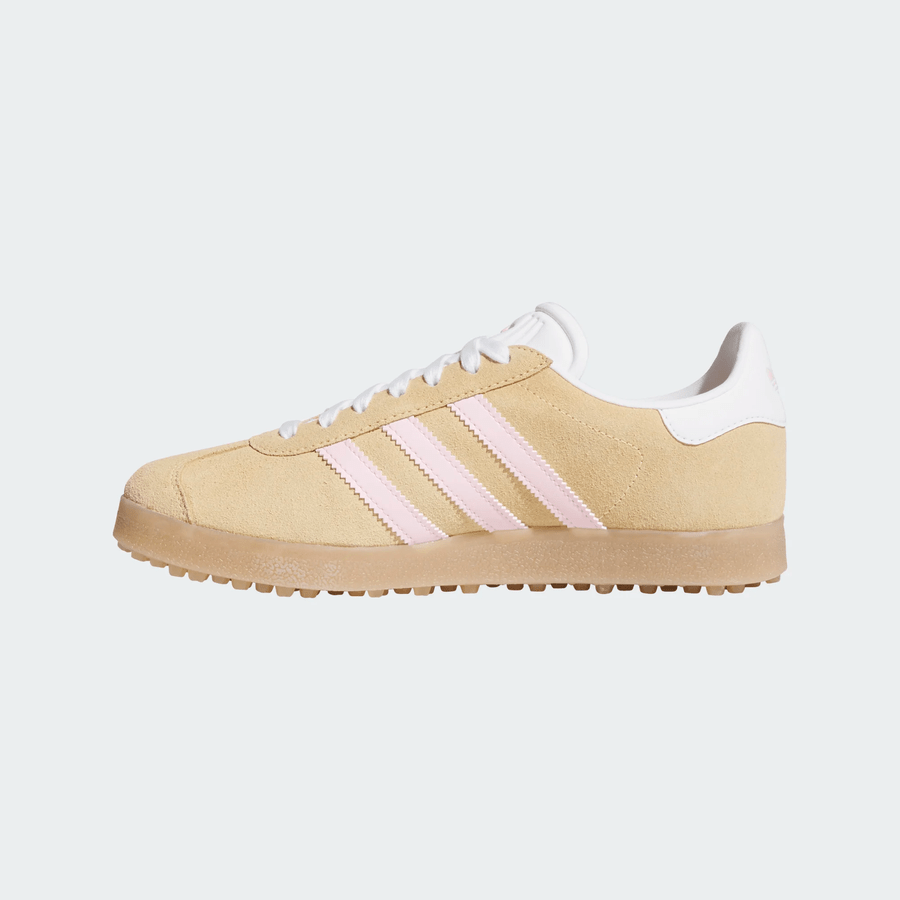 Adidas Ladies Gazelle Spikeless Golf Shoes - Orange/Pink
