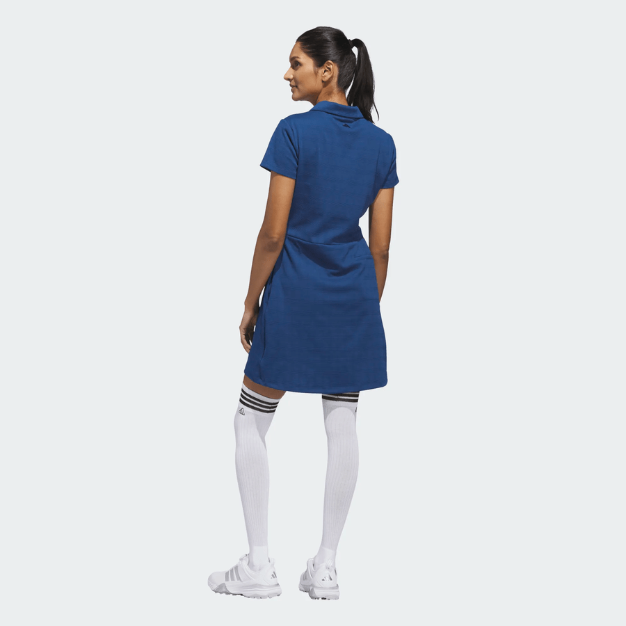 Adidas Ultimate365+ Jacquard Golf Dress- Blue