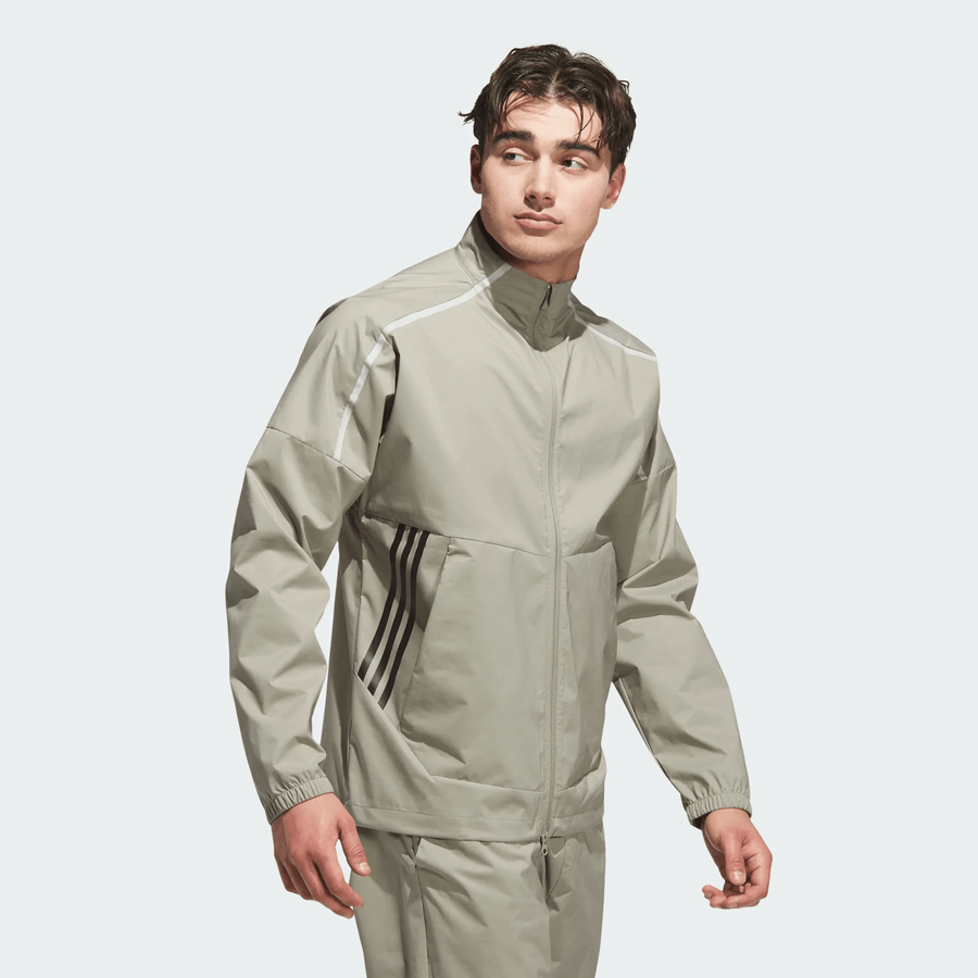 Veste de golf Adidas Provisional zippée intégrale - gris