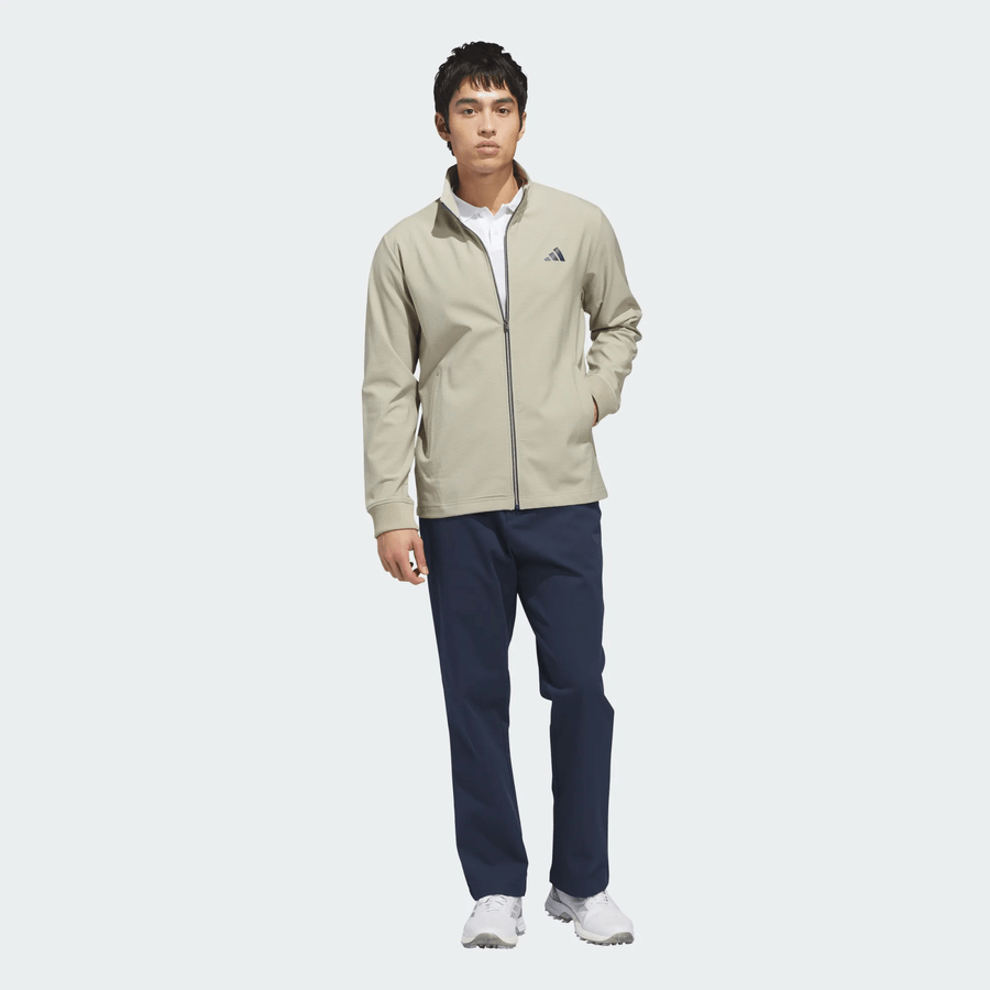 Adidas Ultimate365 Wind Textured Full-Zip Golf Jacket - Grey
