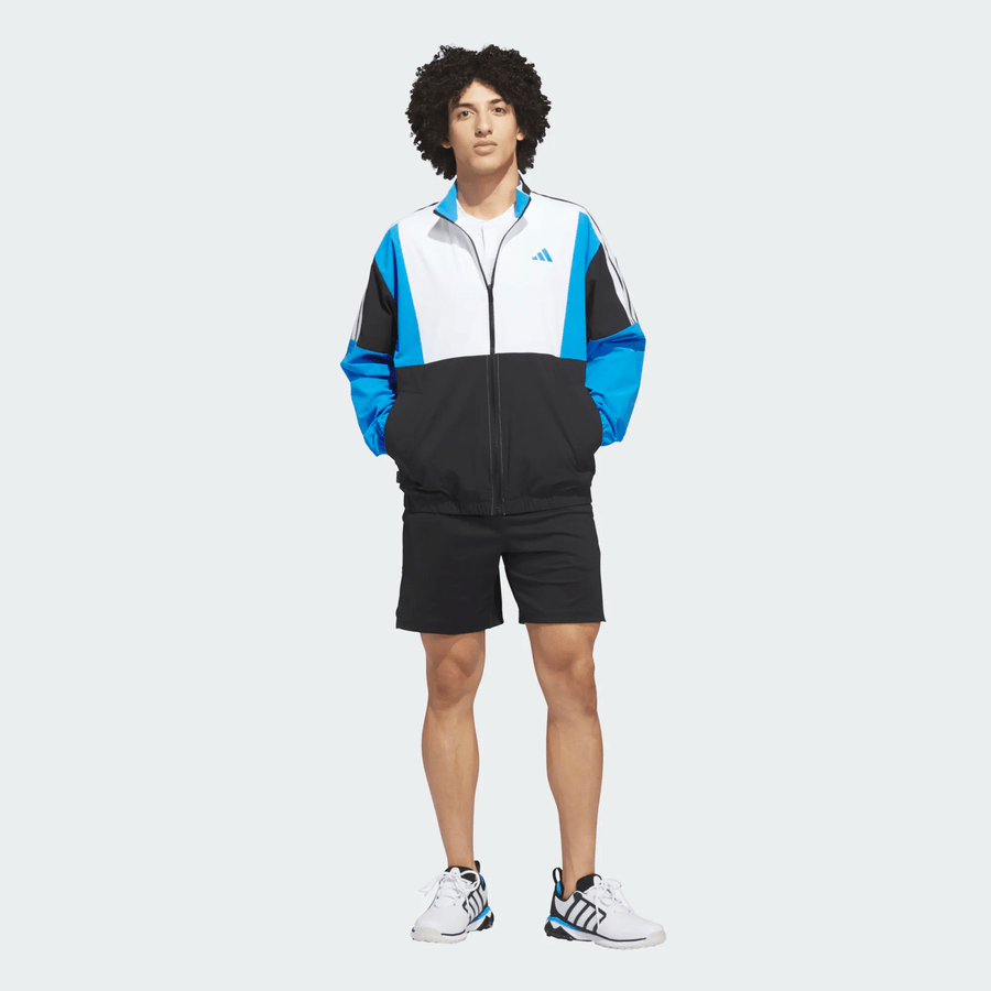 Adidas Beyond The Course Twistweave Full-Zip Windbreaker - Black