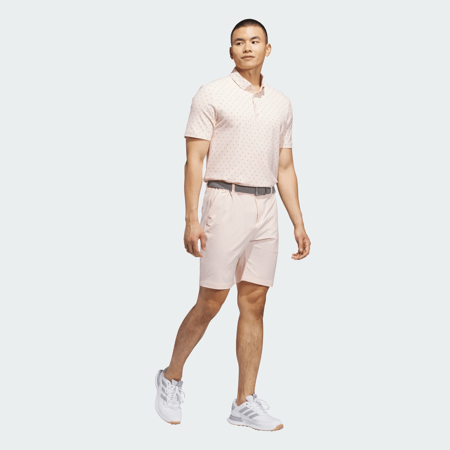 Adidas Ultimate365+ Polo à micro-imprimé - Rose
