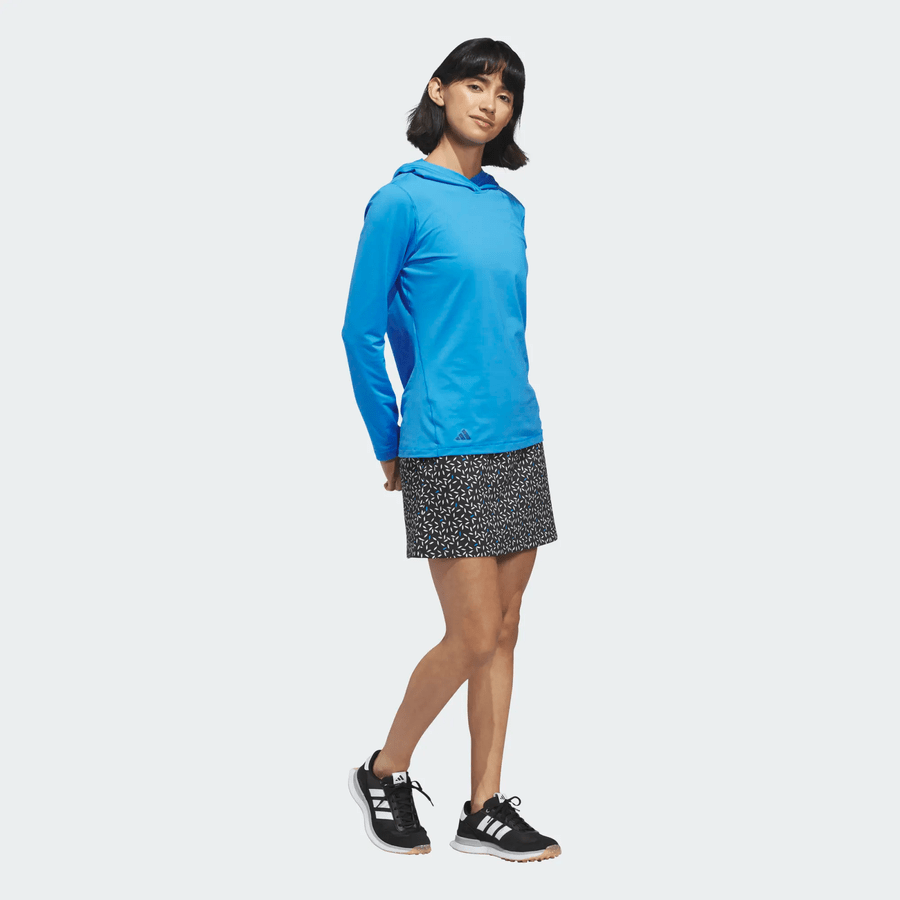 Adidas Ladies Performance Golf Hoodie - Blue