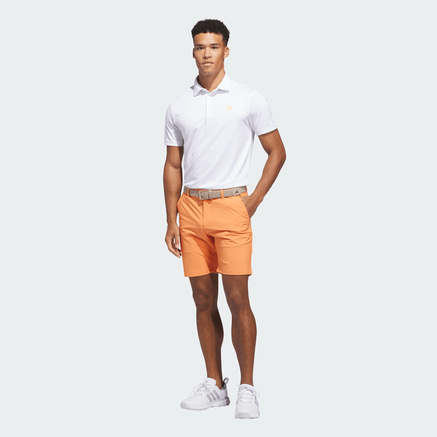 Adidas Performance Textured Print Polo Shirt