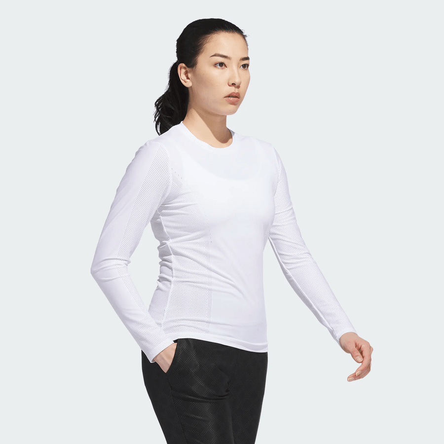 Adidas Ladies Ultimate365 Tour Engineered Long Sleeve Slim Top