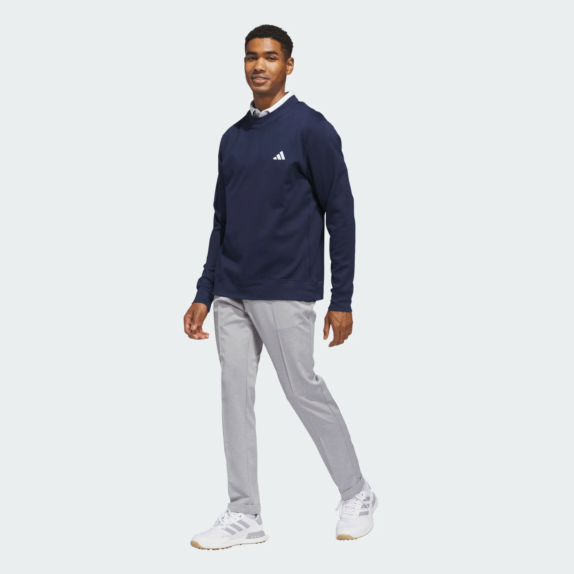 Adidas Ultimate365 Climawarm Crewneck Sweatshirt - Navy