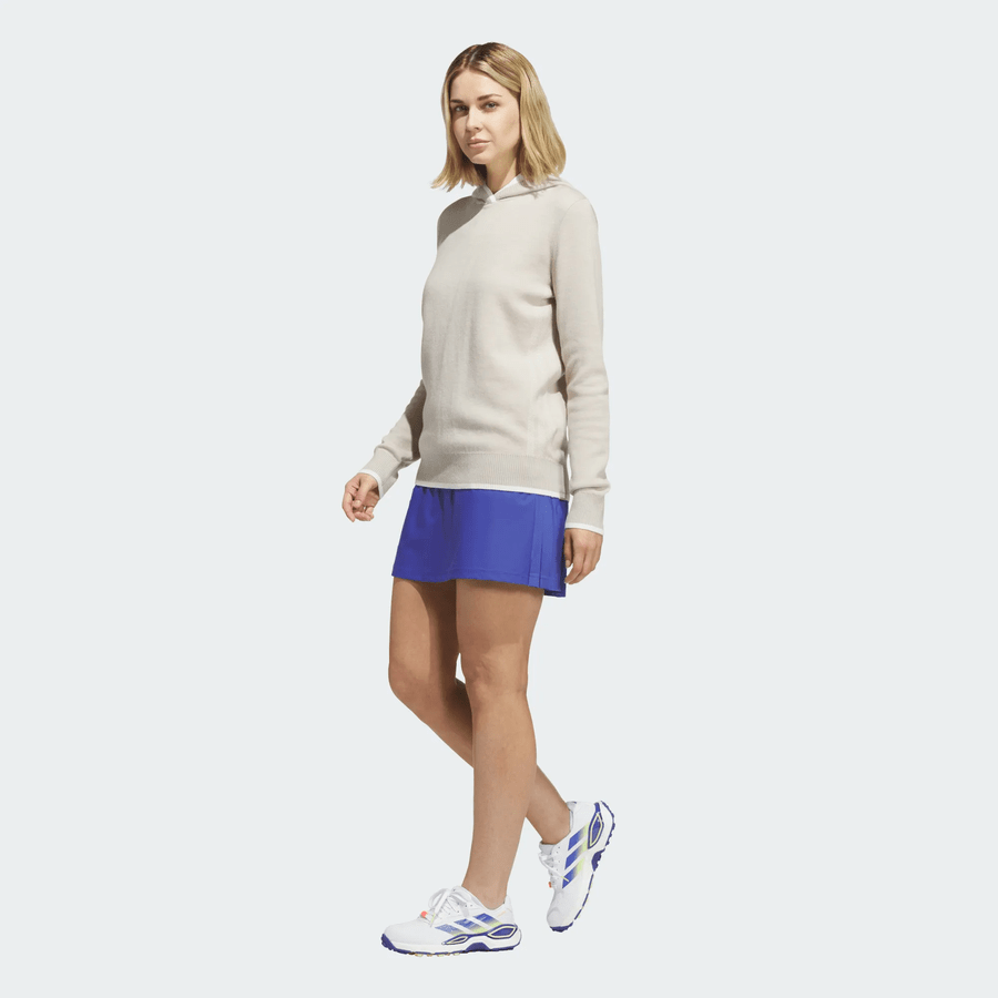 Adidas sweat à capuche en maille Ultimate365 Tour pour femme - Beige