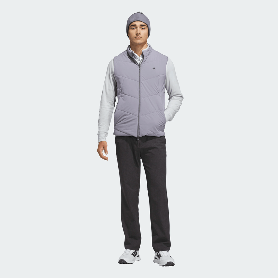 Adidas Ultimate365+ Course Control Hybrid Quarter-Zip Sweatshirt - Grey