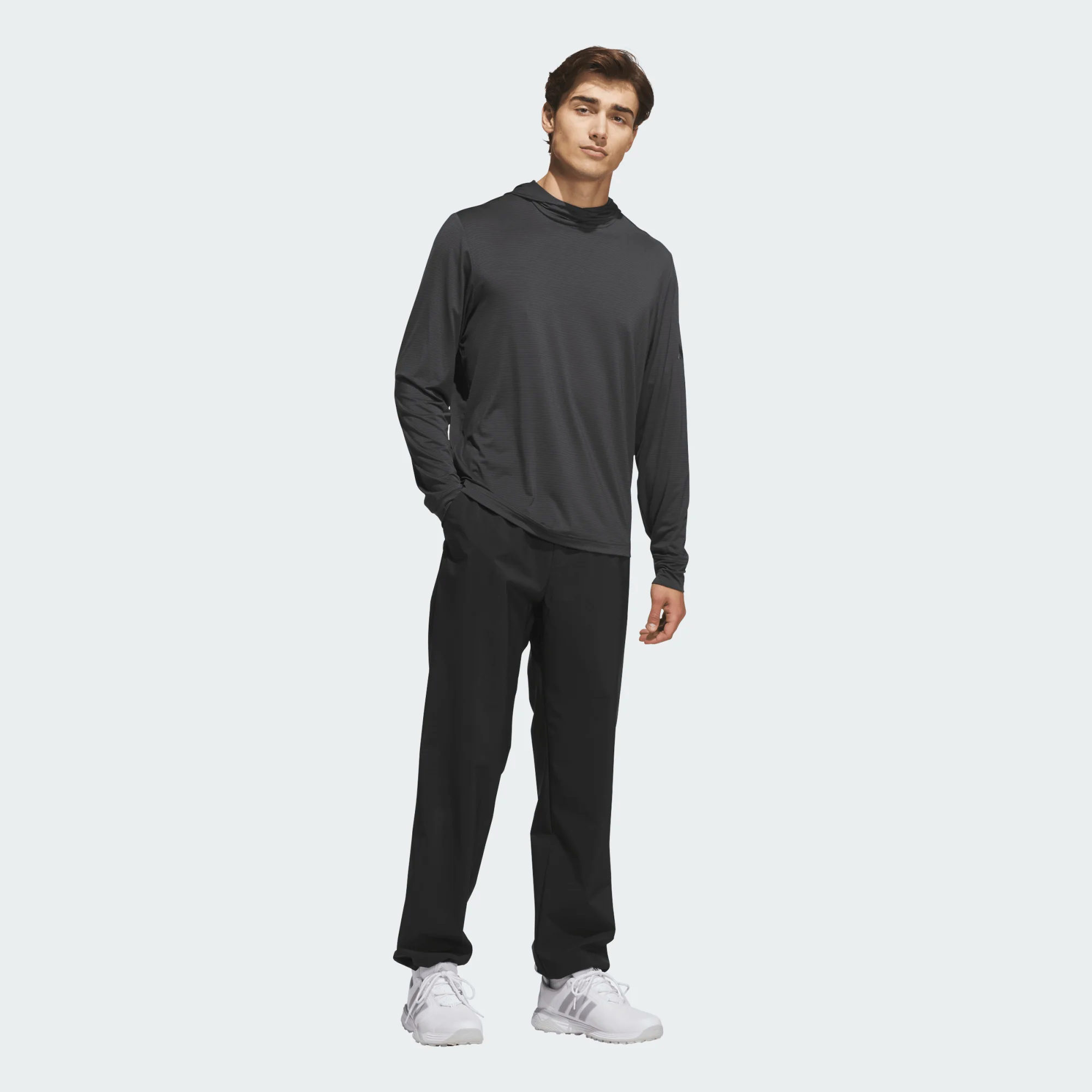 Adidas Performance Printed Hoodie - Black