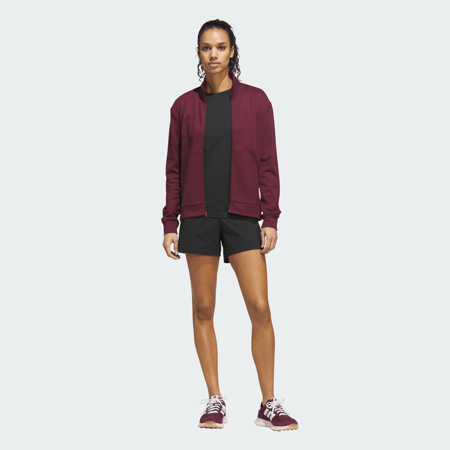 Adidas Ladies Ultimate365 Cold.rdy Full-Zip Jacket - Maroon