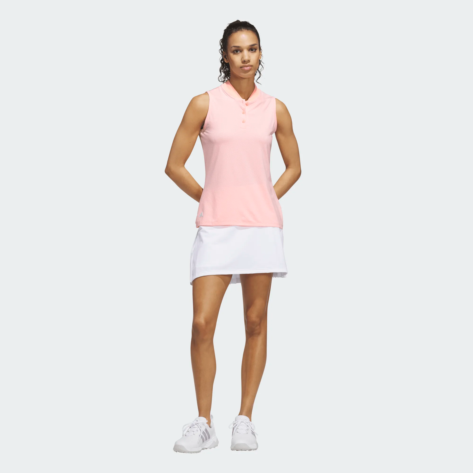 Polo adidas femme texturé de performance