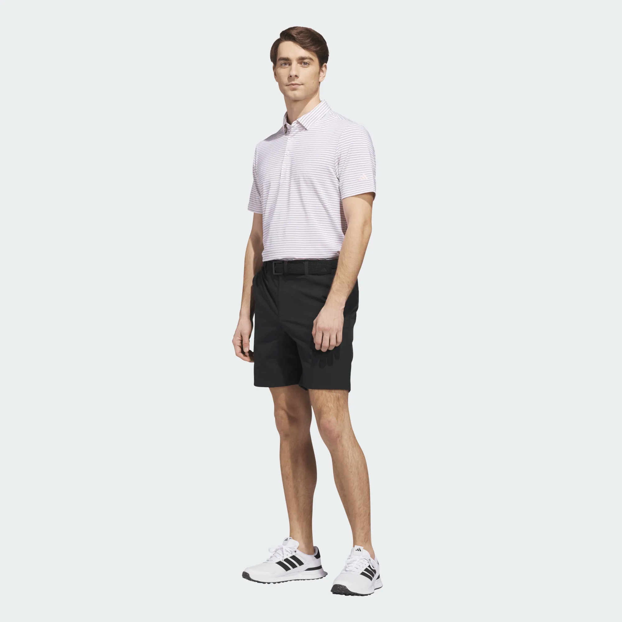 Adidas Ultimate365+ Polo à rayures tricolores