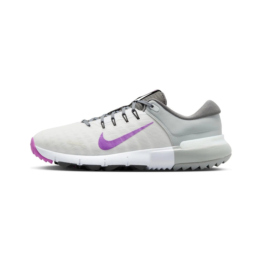 Nike Free Golf NN Spikeless Golf Shoes - White/Purple