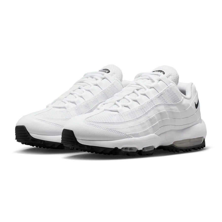 Nike Air Max '95 G Spikeless Golf Shoes - White/Black