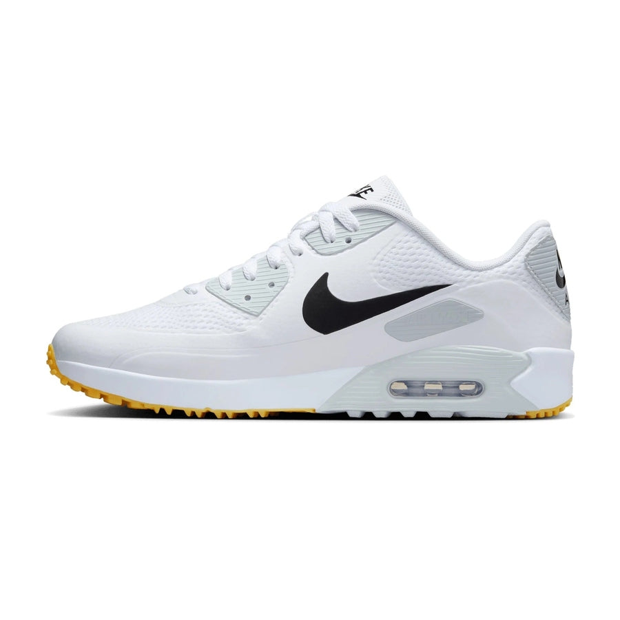 Nike Air Max 90 G Spikeless Golf Shoes - White/Black