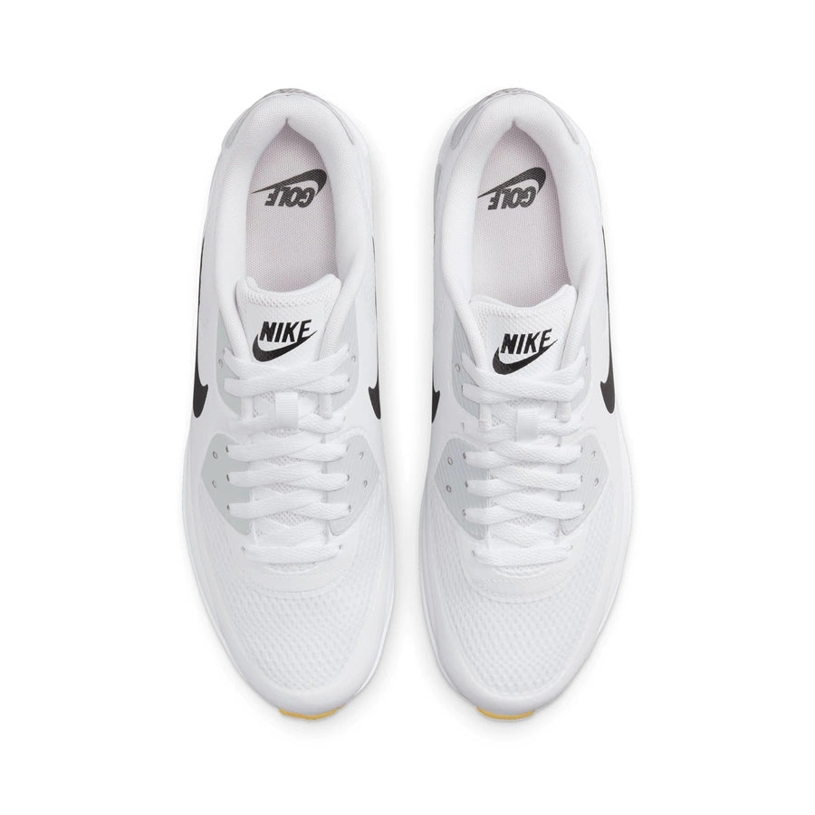 Nike Air Max 90 G Spikeless Golf Shoes - White/Black
