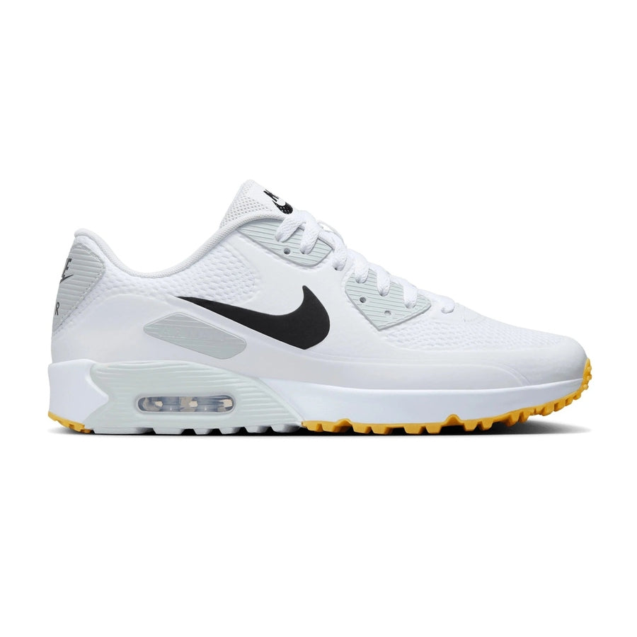 Nike Air Max 90 G Spikeless Golf Shoes - White/Black