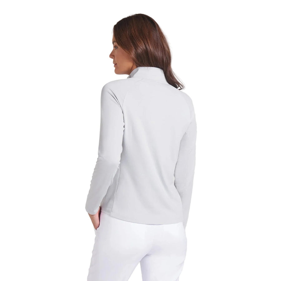 Puma Ladies Pure 2.0 1/4 Zip Ash Gray