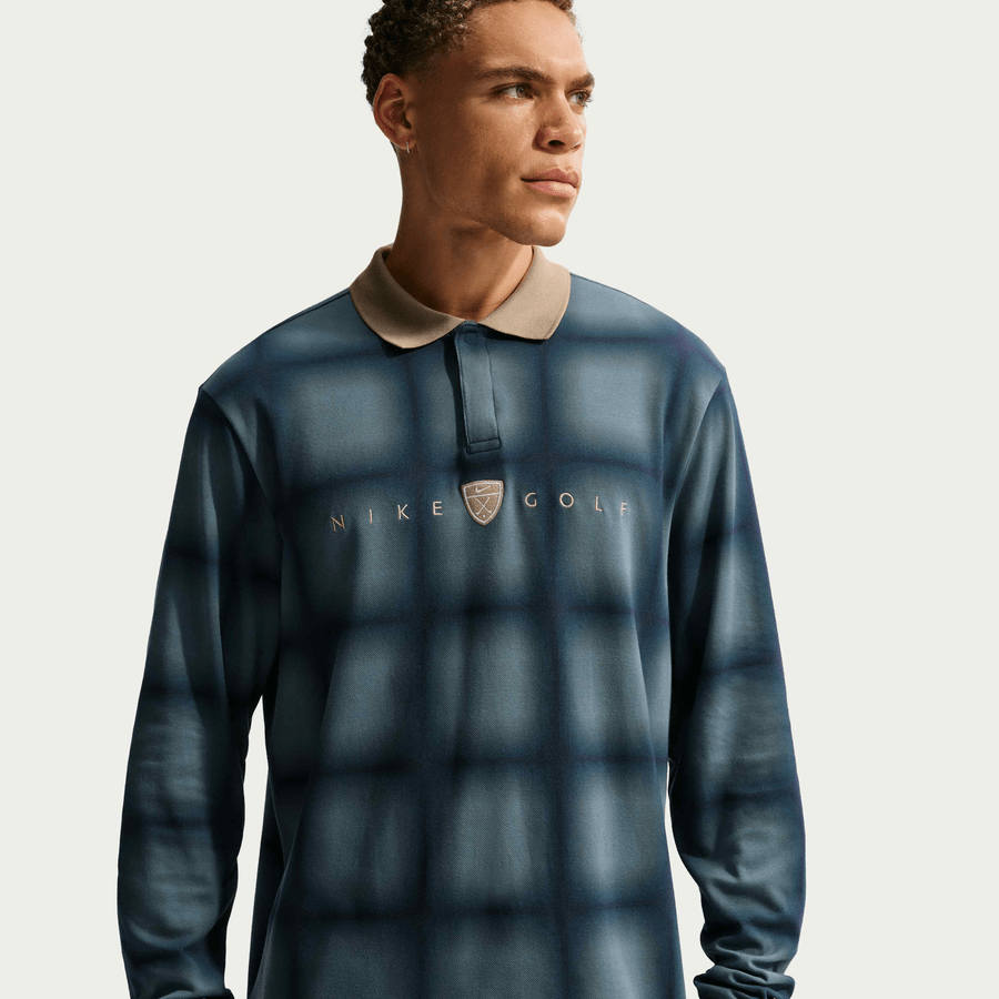 Nike Dri-FIT Fairway Flow Loose Long-Sleeve Golf Polo