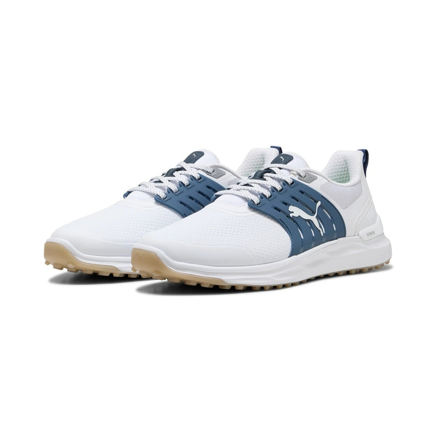 Puma Ignite Elevate 2 Spikeless Golf Shoes - White/Indigo