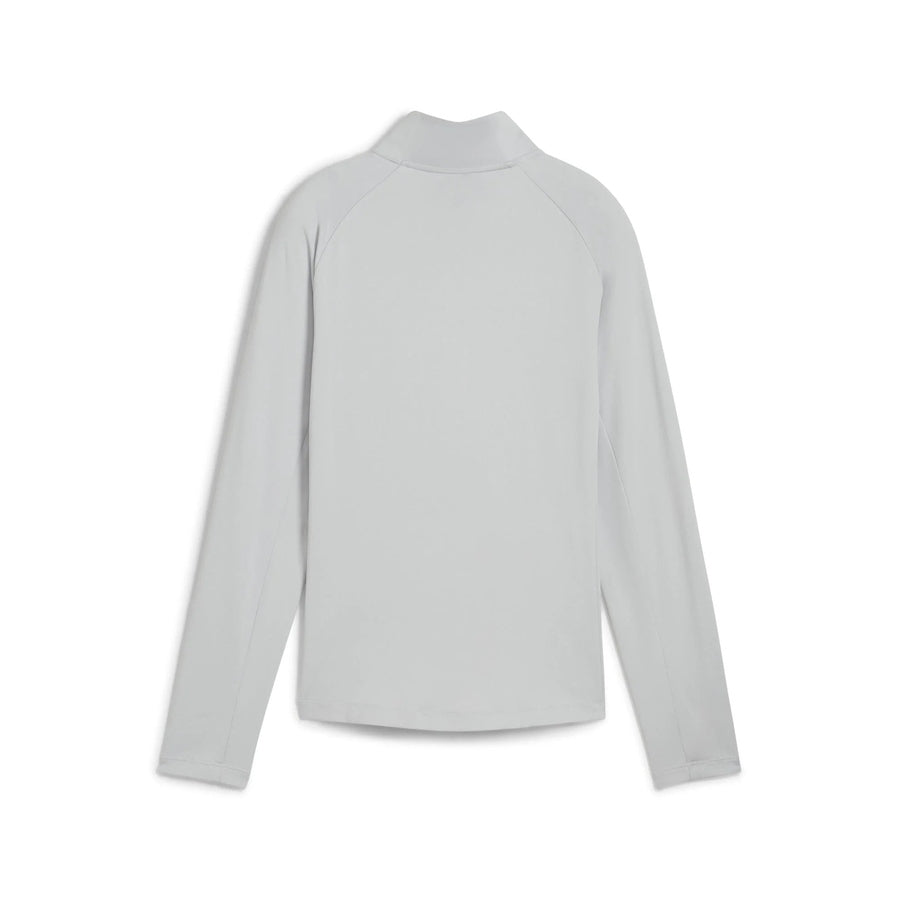 Puma Ladies Pure 2.0 1/4 Zip Ash Gray