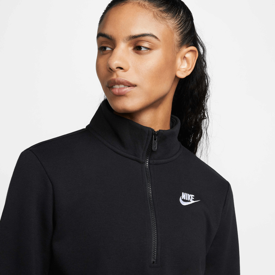 Nike Ladies Club Fleece Standard 1/4-Zip Top