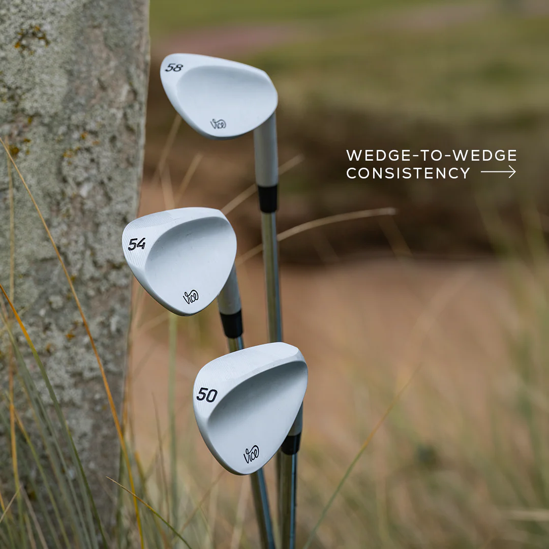 Vice Golf VGW02 Black Wedge Steel Shaft - FREE Custom Options