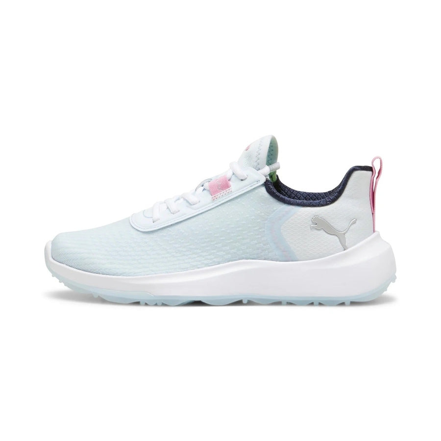 Puma Ladies Fusion Crush Sport Spikeless Golf Shoes - Blue/Pink