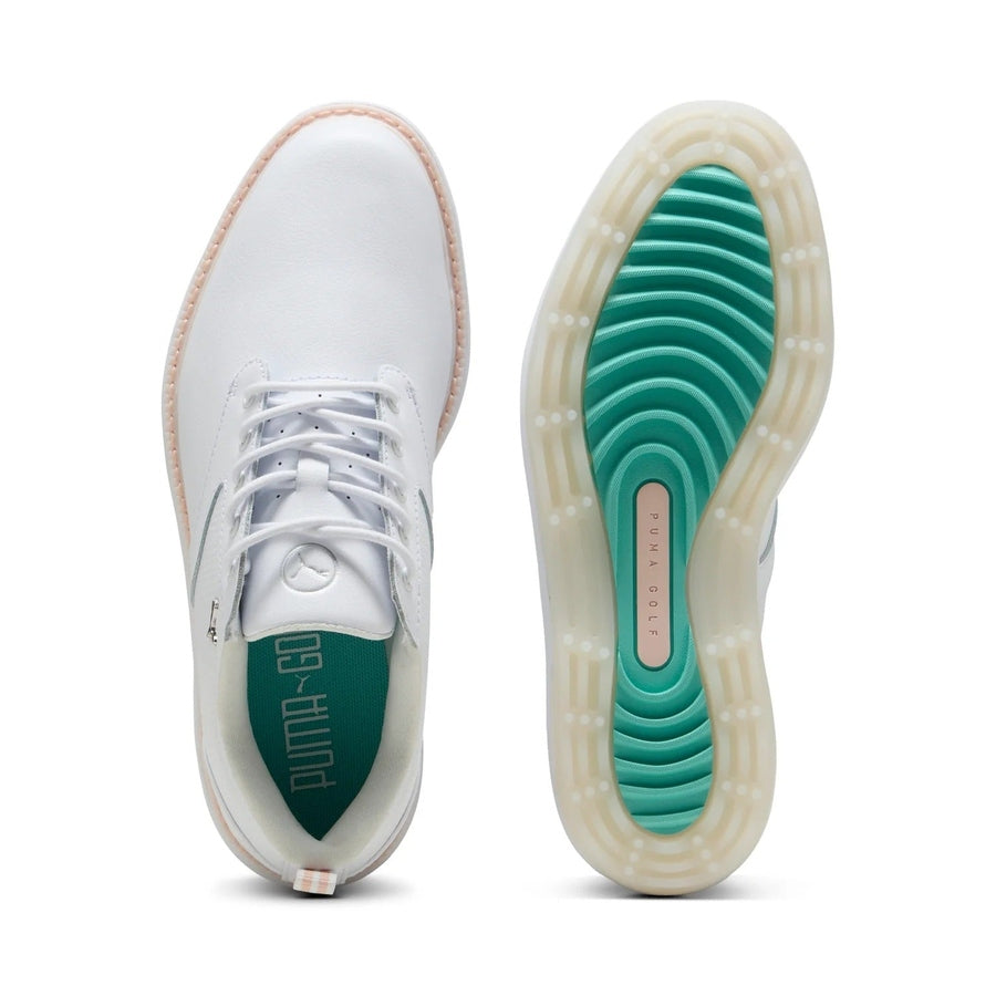 Puma Ladies Avant 2 Spikeless Golf Shoes - White/Pink