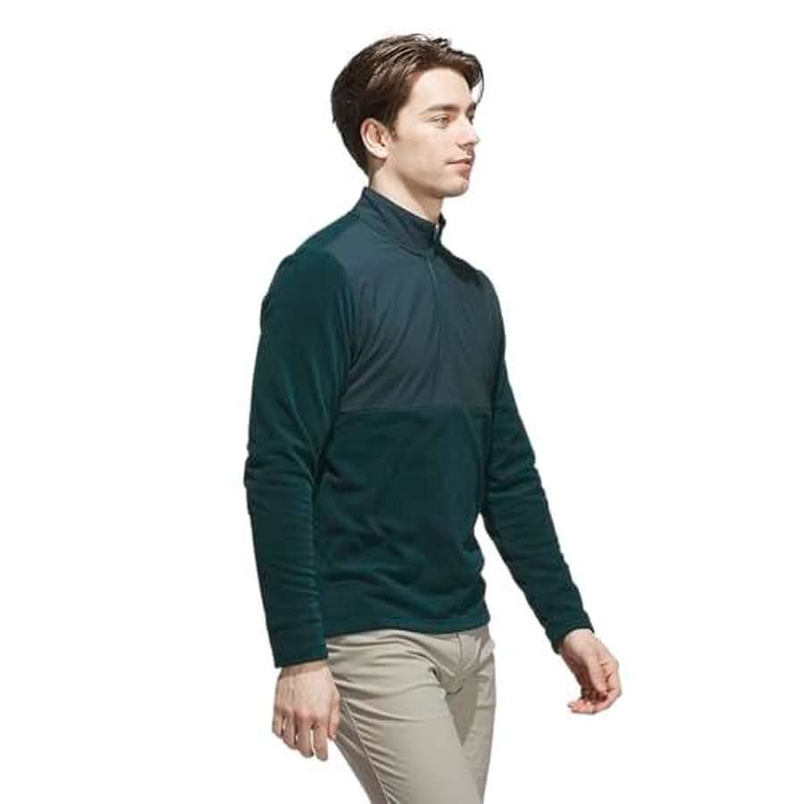 Adidas Ultimate Cozy Quarter-Zip Pullover - Green