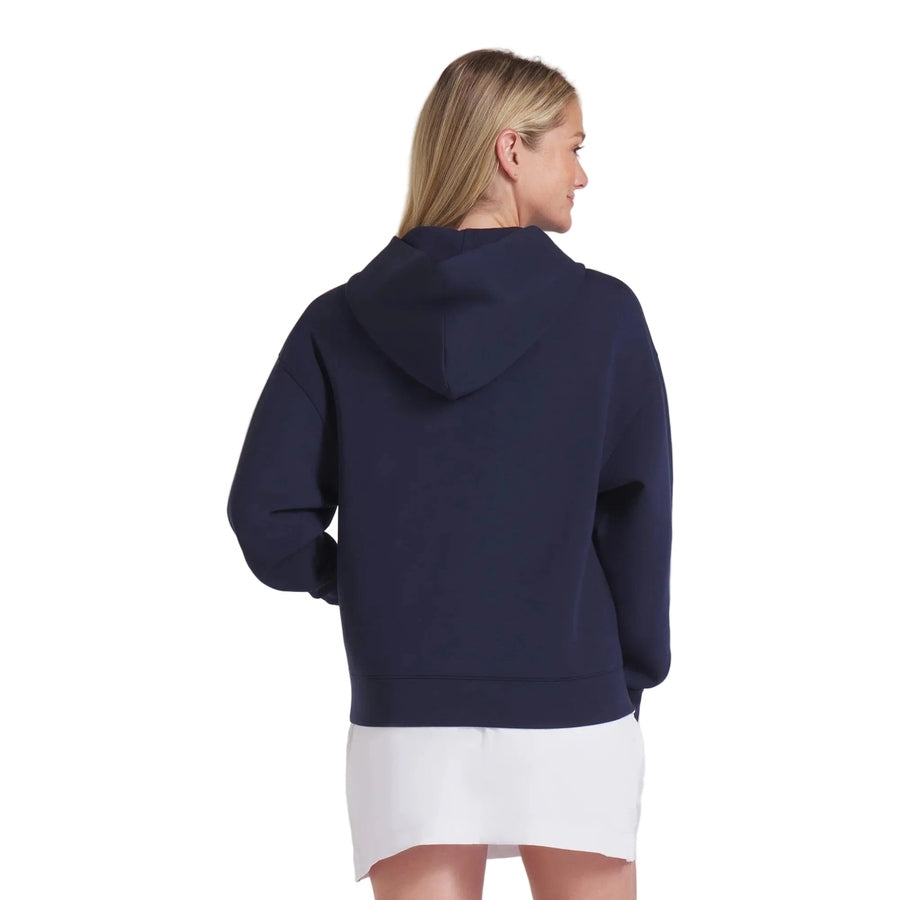 Puma Ladies Cloudspun Fleece Hoodie - Navy