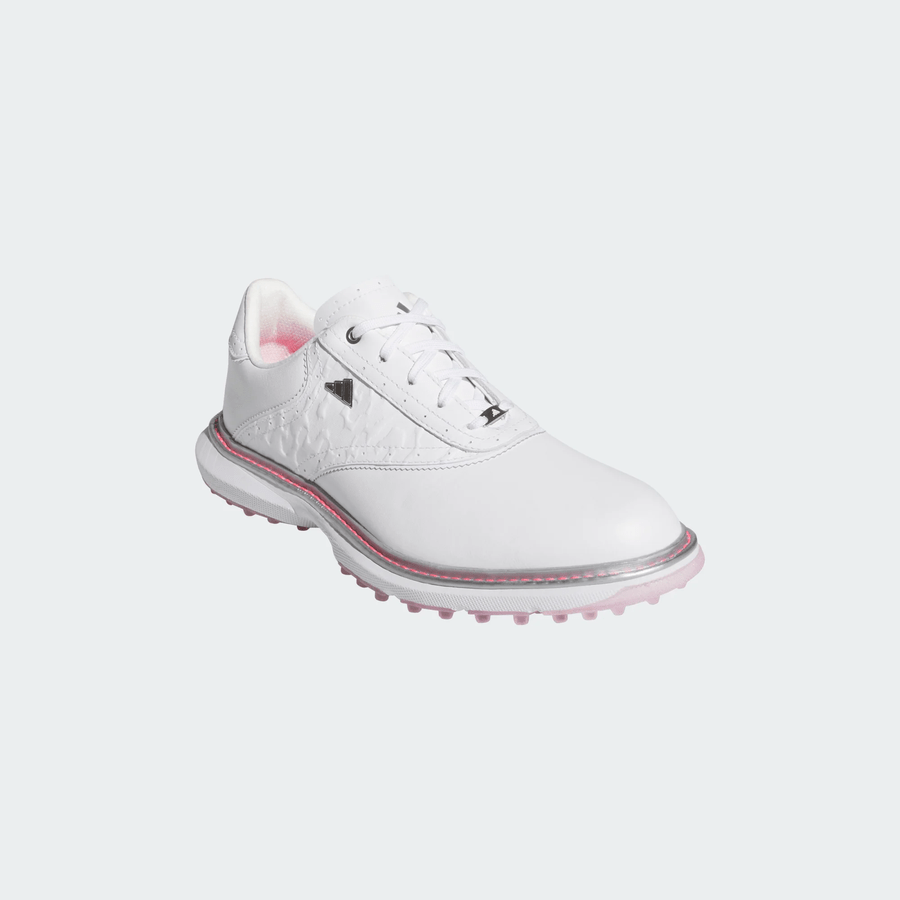 Adidas Ladies MC70 Spikeless Golf Shoes - White/Pink