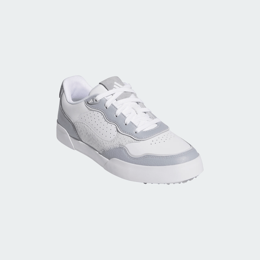 Adidas Ladies Retrocross 25 Spikeless Golf Shoes - White/Silver