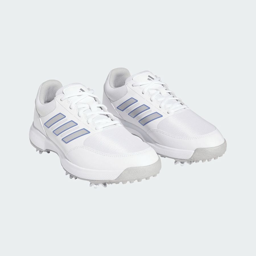 Adidas Ladies Tech Response 3.0 Golf Shoes - White/Blue