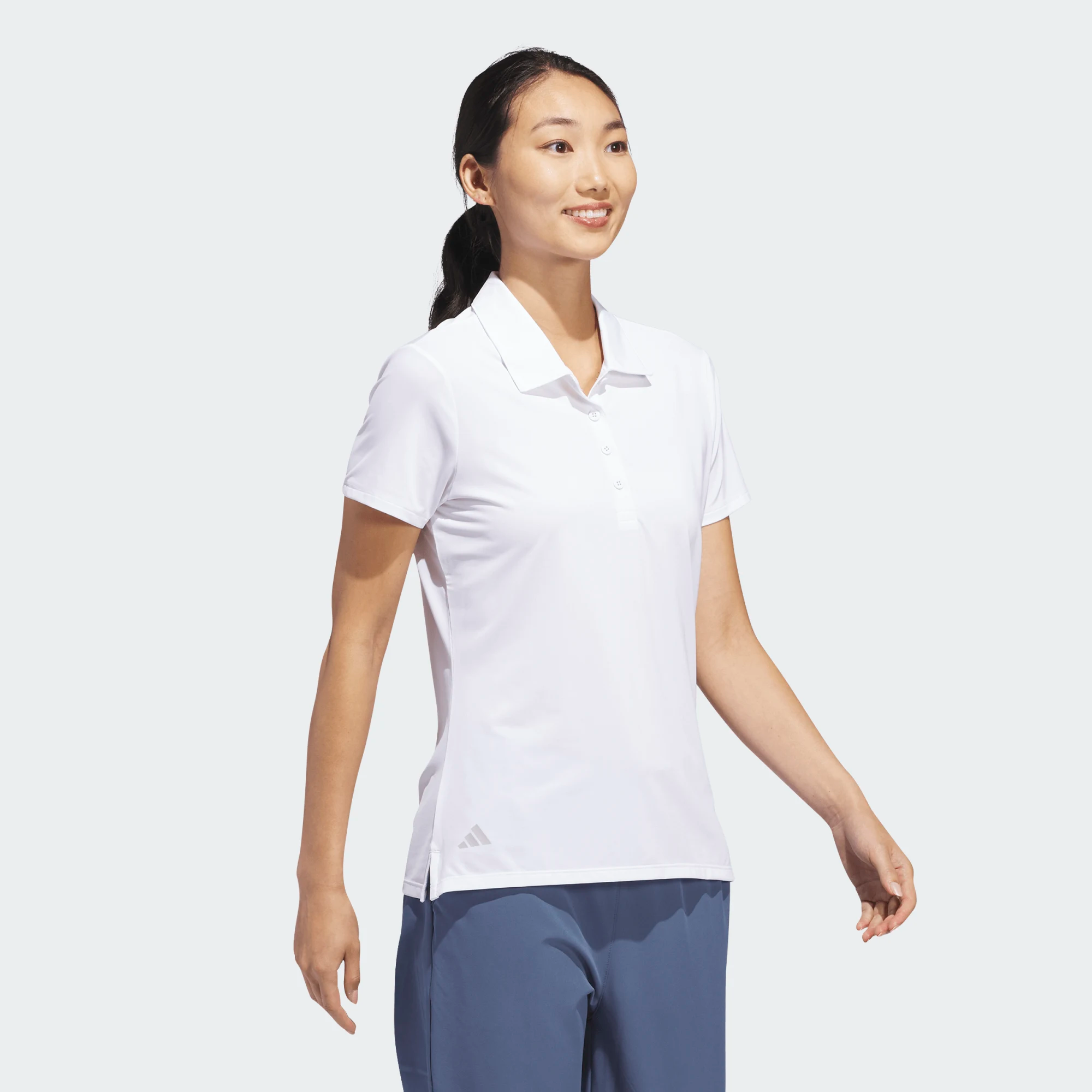 Adidas Ladies Ultimate365 Solid Short Sleeve Polo